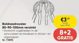 Toolstation Boldraadrooster  verzinkt aanbieding