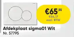 Toolstation Afdekplaat sigma01 Wit aanbieding