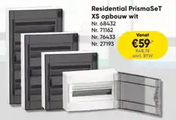 Toolstation Residential PrismaSeT XS opbouw wit aanbieding