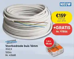 Toolstation Voorbedrade buis aanbieding