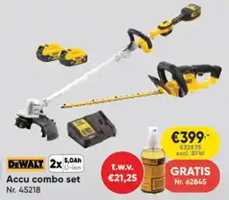 Toolstation Dewalt Accu combo set aanbieding