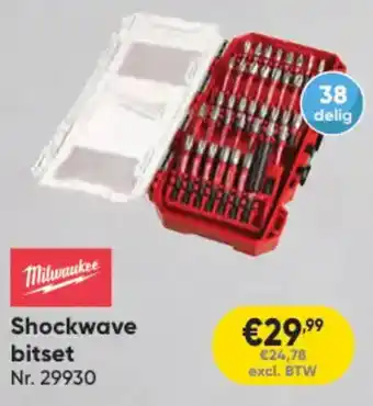 Toolstation Shockwave bitset aanbieding