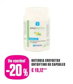 Medi Market Nutergia ergydetox ontgifting 60 capsules aanbieding