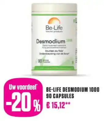 Medi Market Be-Life Desmodium 1000 90 capsules aanbieding