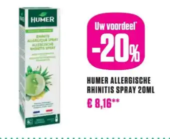 Medi Market Humer allergische rhinitis spray aanbieding