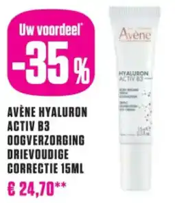 Medi Market Avène hyaluron activ b3 oogverzorging drievoudige correctie aanbieding