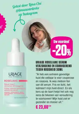 Medi Market Uriage roseliane serum verzorgend en corrigerend tegen roodheid aanbieding