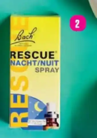 Medi Market Bach rescue nacht spray aanbieding