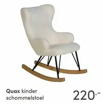 Baby & Tiener Quax kinder schommelstoel aanbieding