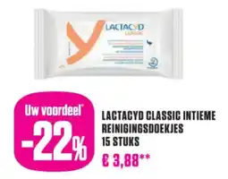 Medi Market Lactacyd classic reinigingsdoekjes aanbieding