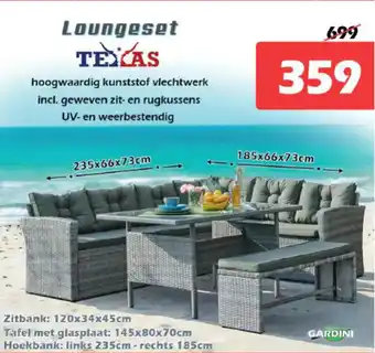 iTEK Loungeset aanbieding