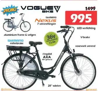 iTEK Vogue Bike Shimano Nexus aanbieding