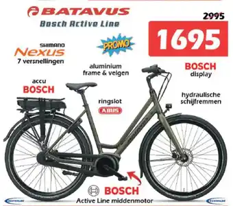 iTEK Batavus Bosch Active Line aanbieding