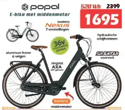 iTEK Popal E-bike met middenmotor aanbieding