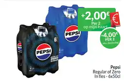 Intermarché Pepsi Regular of Zero In fles aanbieding