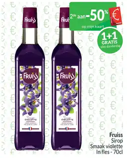 Intermarché Fruiss Sirop Smaak violette In fles aanbieding