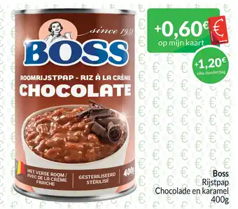 Intermarché Boss Rijstpap Chocolade en karamel aanbieding