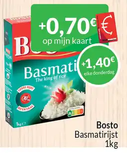 Intermarché Bosto Basmatirijst aanbieding