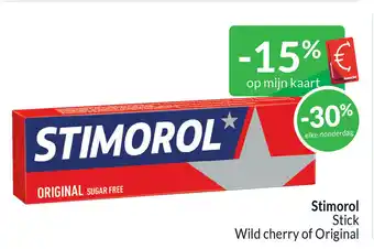 Intermarché Stimorol Stick Wild cherry of Original aanbieding