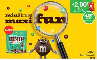 Intermarché M&M's Minis chocolade aanbieding