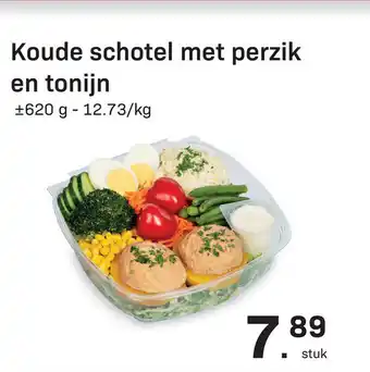 Carrefour Market Koude schotel met perzik en tonijn aanbieding