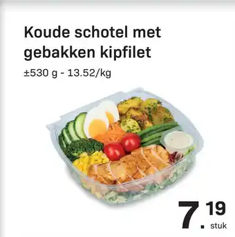 Carrefour Market Koude schotel met gebakken kipfilet aanbieding