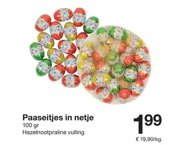 Zeeman Paaseitjes in netje aanbieding