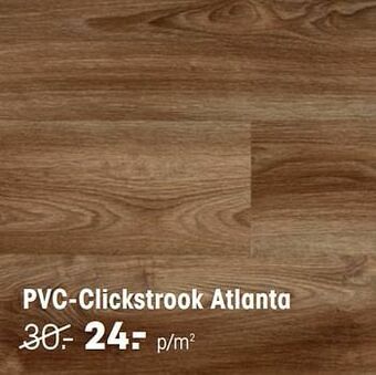 Kwantum Pvc-clickstrook atlanta aanbieding