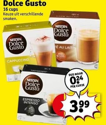 Kruidvat Dolce gusto aanbieding
