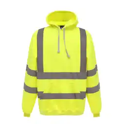 Decathlon HerenHi Vis Reflecterende Hoodie (Geel) aanbieding