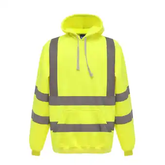 Decathlon HerenHi Vis Reflecterende Hoodie (Geel) aanbieding