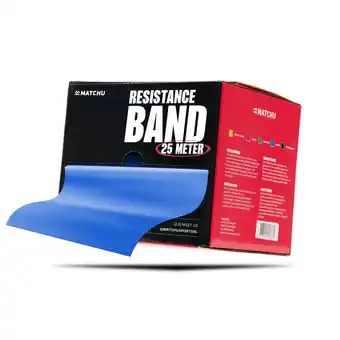 Decathlon Weerstandsband - 25 meter - blauw aanbieding