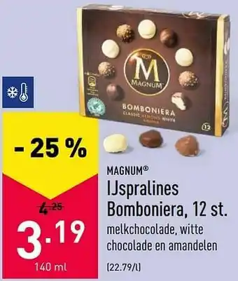 ALDI Ijspralines bomboniera aanbieding