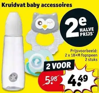 Kruidvat Kruidvat baby accessoires 18+m fopspeen aanbieding