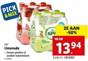 Lidl Limonade aanbieding