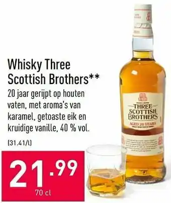 Whisky three scottish brothers