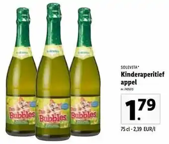 Lidl Kinderaperitief appel aanbieding