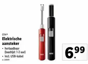 Lidl Cfh elektrische aansteker aanbieding