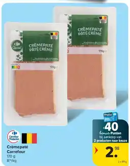 Carrefour Crèmepaté Carrefour aanbieding