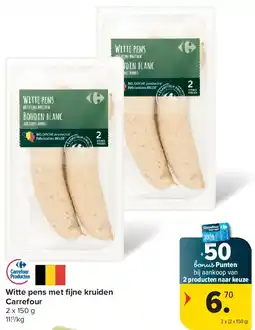 Carrefour Witte pens met fi jne kruiden Carrefour aanbieding