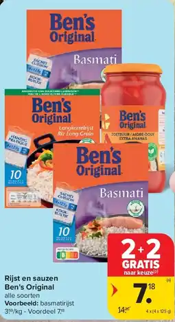 Carrefour Rijst en sauzen Ben’s Original aanbieding