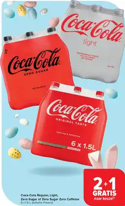 Carrefour Coca-Cola Regular, Light, Zero Sugar of Zero Sugar Zero Ca eine aanbieding