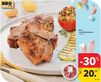 Carrefour Bord lamsfi letkoteletten aanbieding