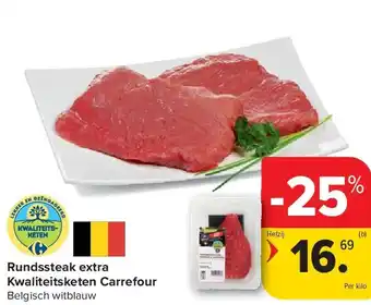 Carrefour Rundssteak extra Kwaliteitsketen Carrefour aanbieding