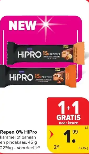 Carrefour Repen 0% HiPro aanbieding