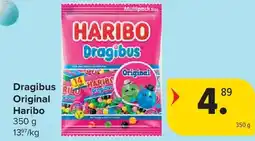 Carrefour Dragibus Original Haribo aanbieding