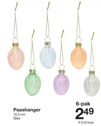 Zeeman Paashanger aanbieding