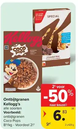 Carrefour Ontbijtgranen Kellogg’s aanbieding