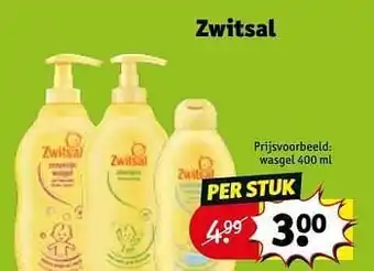 Kruidvat Zwitsal 400ml aanbieding