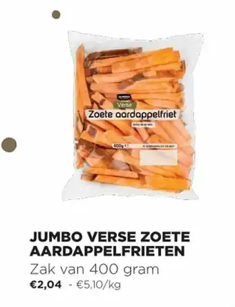 Jumbo Jumbo Verse Zoete Aardappelfrieten aanbieding